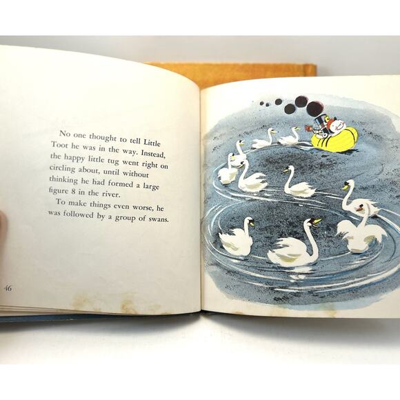 Lot of 2 Little Toot on Mississippi & On Thames by Hardie Gramatky Weekly Reader - Picture 7 of 14